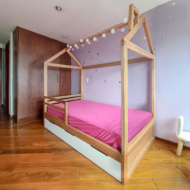 cama casita cute